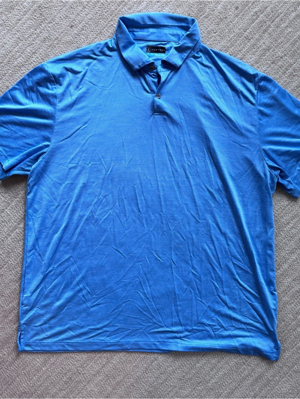 PGA Tour Men’s Bright Blue Performance Polo